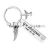 Angel Memorial Keychain: 'Those We Love Don't Go Away' Pendant