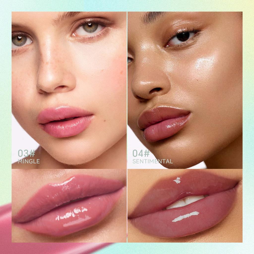 Помада, 10 цветов, Увлажняющая и легкая, Нежирный блеск для губ, Увлажняющая зеркальная помада 15 г