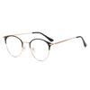 Metal Full Frame Myopia Glasses Frame Student Party Can Be Matched With Male And Female Anti-Blue Flat Glasses