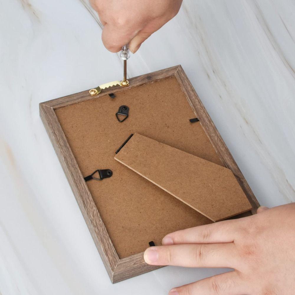 Small Sawtooth Picture Hangers with Screws Hanging Hook Frame Hanger for Artwork, Paintings, Clock