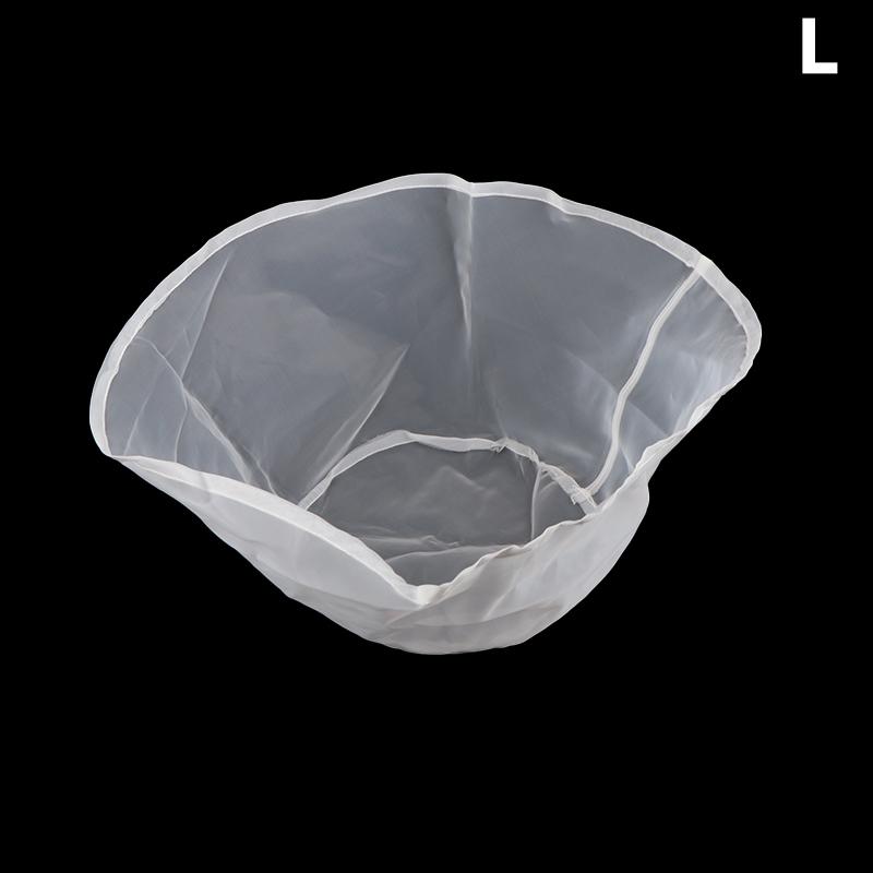 1Pc Soy Milk Filter Net Bag Nylon Liquid Filter Net Bag Milk Coffee Filter Net Bag Reusable Squeeze Mesh Kitchen Tool