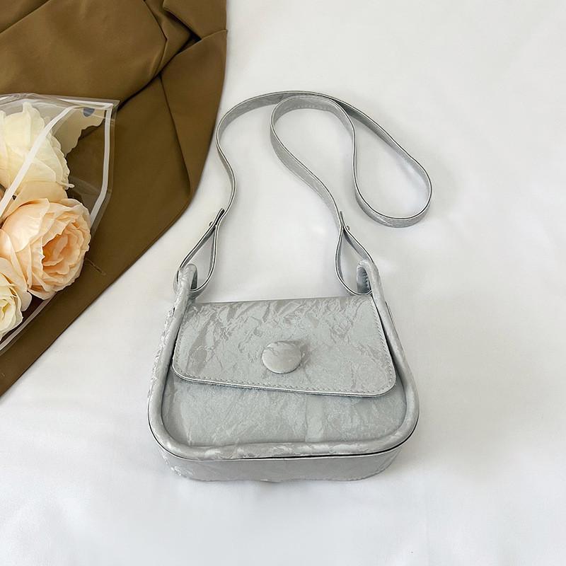 Stylish Vintage 2024 Spring Fashion Small Square Crossbody Bag Trendy Street Style Womens Shoulder Bag