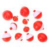 12Pcs Fishing Float Set Plastic Ball Shape Water Bubble Float Tackle Sea Fishing Outdoor Tackle Fishing Bobber, 4 Size