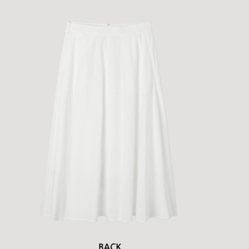 [She S miSS] Linen Blend Banding Long Skirt SwwSkp22100