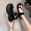 Trend Women's Wedge Sandals Non Slip Slipper Platform Ankle Strap Slingback Lightweight Women Shoes Sandalias De Mujer