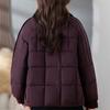 Middle Age Woman Winter Coats Plus Size Elegant Loose Thick Warm Parkas Female Jacket