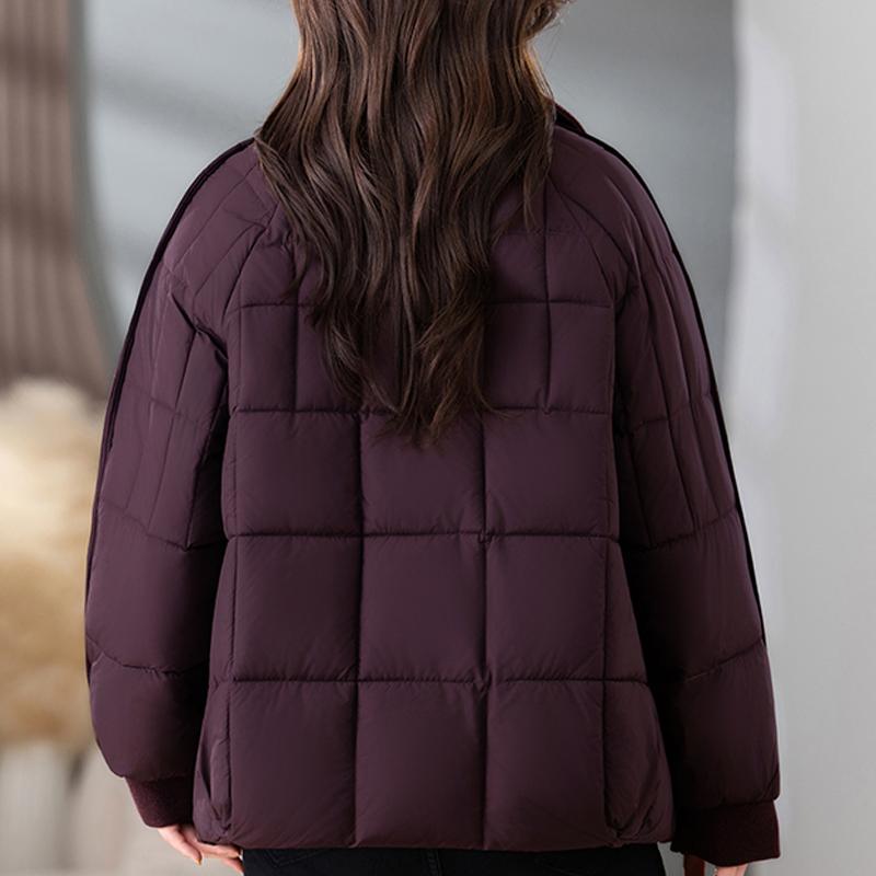Middle Age Woman Winter Coats Plus Size Elegant Loose Thick Warm Parkas Female Jacket