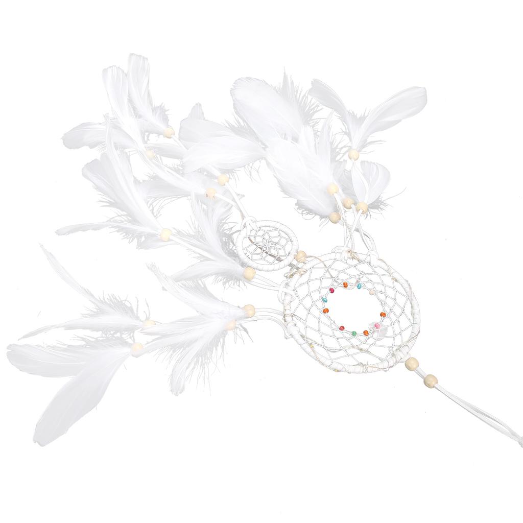 Ловец снов ручной работы, настенный, с перьями, подвеска, подарок, украшение для дома, комнаты