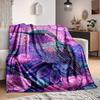 1pc Hummingbird Flowers Blanket, Lightweight Flannel Throw Blanket for Sofa, Bed, Travel, Camping, Living Room, Office, Couch, Chair, and Bed