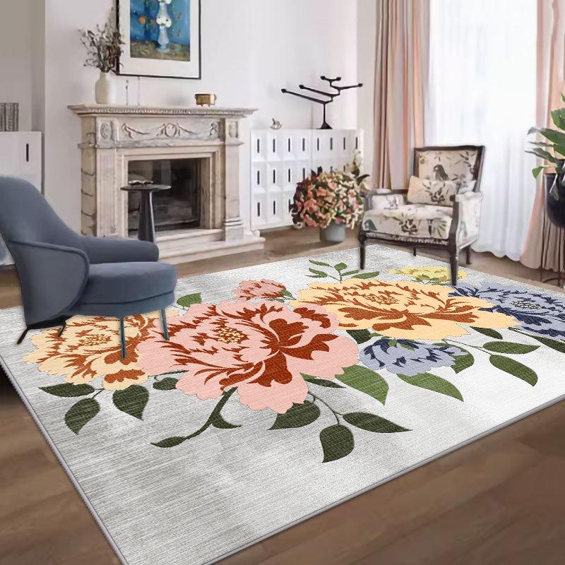 Прочный, простой в уходе ковер для гостиной и спальни, идеально подходит в качестве грязеотталкивающего прикроватного коврика.; можно стирать для удобства.