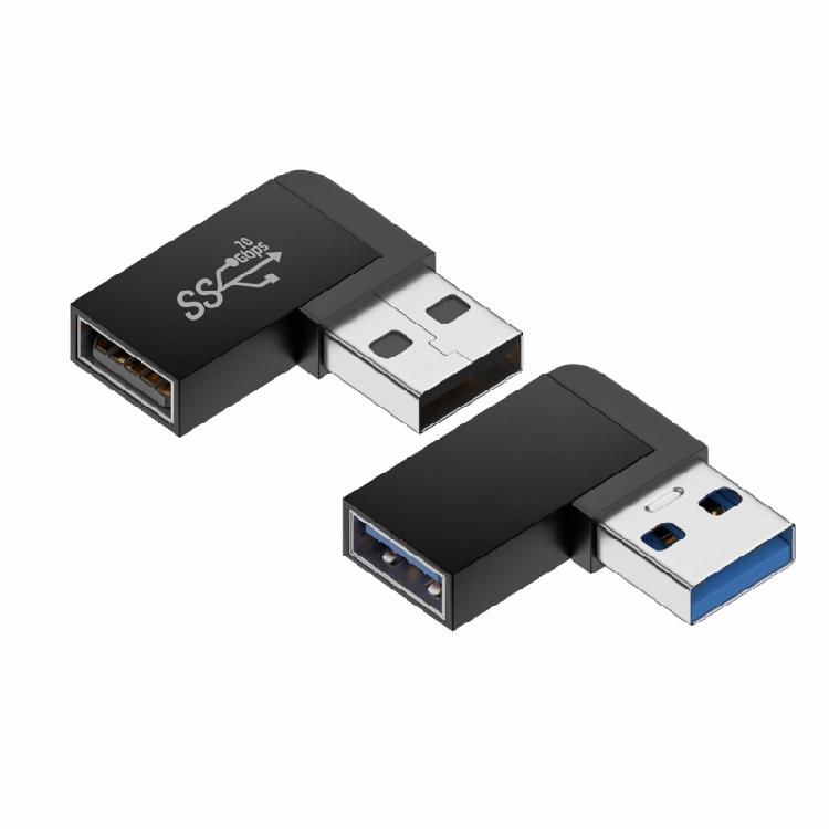 Угловой USB 3.0 Male to Female удлинитель, 90 градусов, вверх/вниз, для ПК