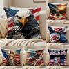 Festive IIndependence DDay Cushion Cover Pillowcase Antidustmite living Room Sofa Decor Cushion Room