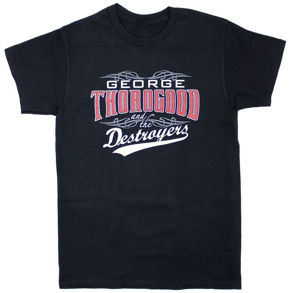 Мужская футболка George Thorogood One Bourbon Черная BL1565 Унисекс