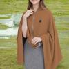Portable Heated Shawl USB Heated Blanket Shawl Electric Body Warming Cloak 3 Heating Levels Shawl
