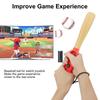 2Pcs Baseball Bat Handle Grips, TSV Baseball Stick Game Accessories Fit for Nintendo Switch/Switch OLED Joy-Con, Somatosensory Sports Game