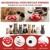 Interactive Cat Toy Rechargeable Auto Feather Pop Up Play Toy Cute Mushroom Shape Electric Kitten Toy Pet Supplies for Indoor