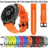 Quick Release Silicone Strap for Garmin Fenix 8, 7X, 6, 6X, 5, 945 In 26mm, 22mm, 20mm