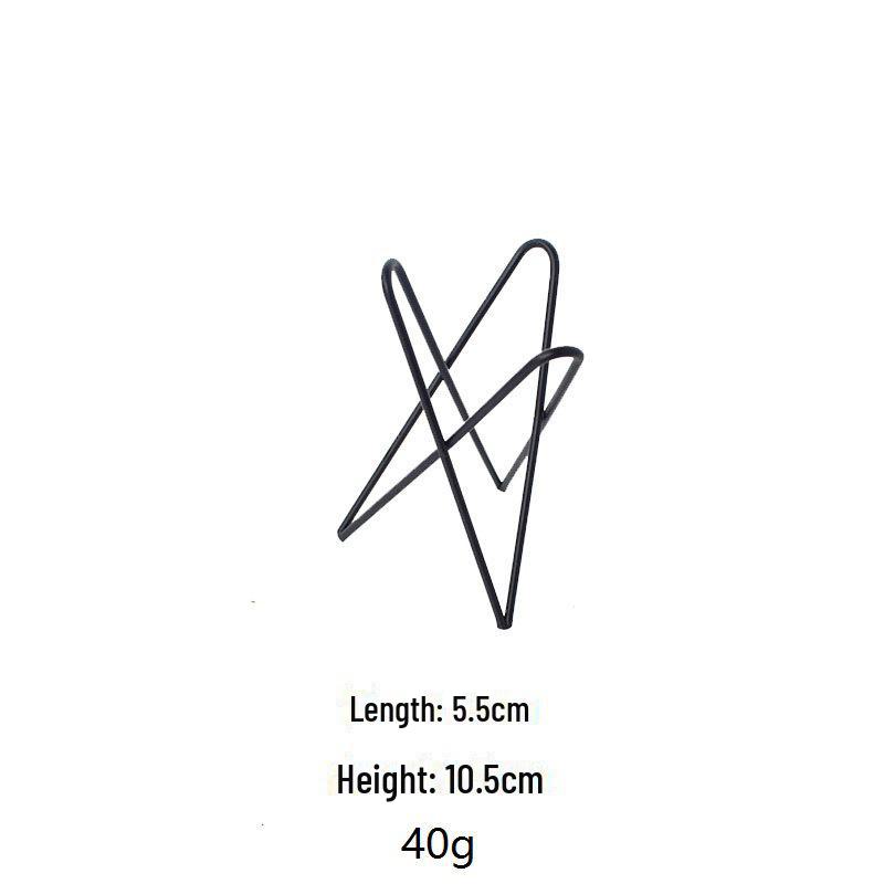 Iron Trident Desktop Flower Stand Creative Home and Office Décor