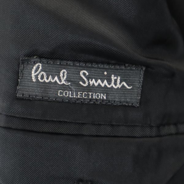 PAUL SMITH COLLECTION Сделано в Японии шерстяной приталенный пиджак M Темно-синий блейзер Мужской Б/у