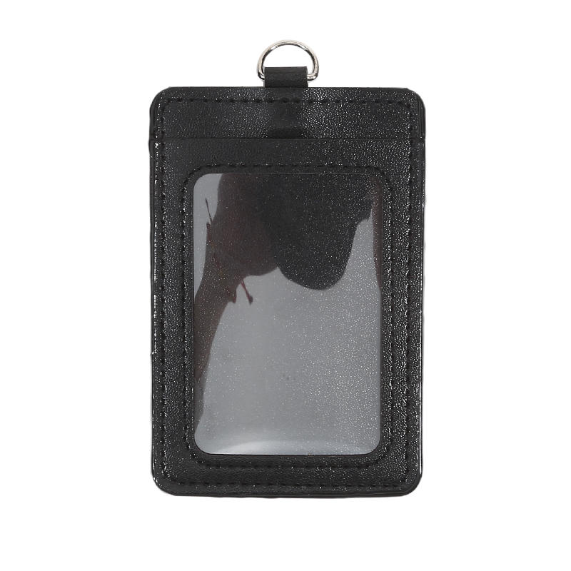 Simple Chest Card Holder Multi Slot PU ID Card Holder Practical and Durable Factory Work Card Student Card Holder