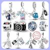 Шарм Оригинальный 925 Серебро Шармы Подвески Любовь Путешествия Жизнь DIY Бусины для Браслета Ожерелья Шармы Женские Ювелирные Изделия Изготовление