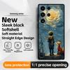 Аниме Маленький принц Чехол для телефона для Samsung Galaxy S25 S24 S23 S22 S21 S20 Plus Ultra Note20 Мягкий Черный