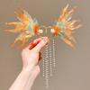 Fairy Elf Ear Fins Ear Cuffs Chic Pearl Tassel Ear Clips Fashion Mermaid Princess Ear Cuffs  Party