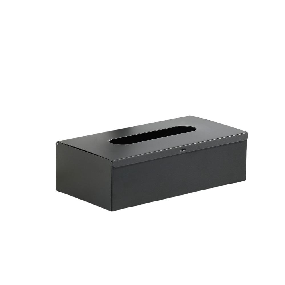 Rectangular Stainless Steel Tissue Box Wall-mounted Waterproof Napkin Storage Box Minimalist Moisture-proof Paper Towel Case Car