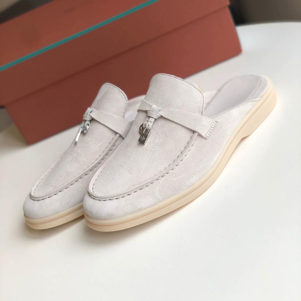 Fashion Design Suede Loafer Men Summer Flat Moccasins Comfortable Luxury Geniune Leather Men's Loafer Casual Women Shoes