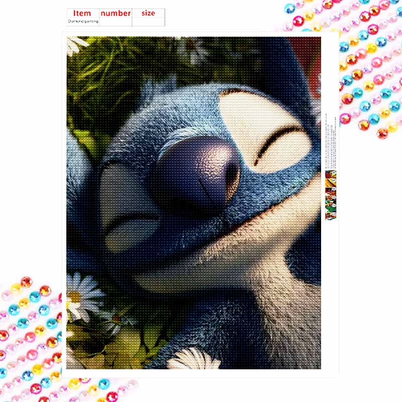 Disney Набор для алмазной мозаики Stitch 5D DIY, подходит для начинающих и любителей рукоделия, украшение интерьера