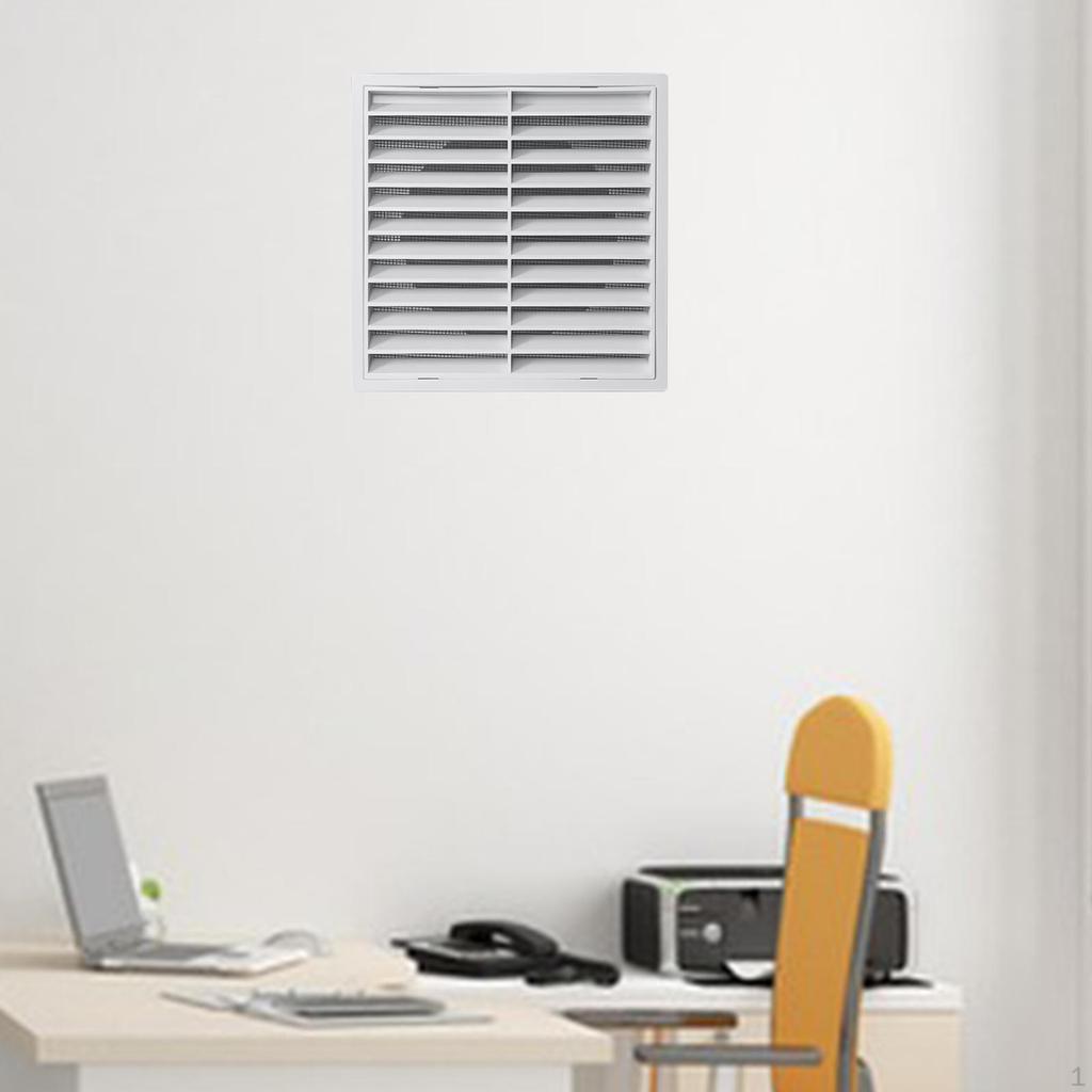 Ventilation Grille Air Exhaust Outlet Return Grill Cover Vent Louver Replaces for Shed