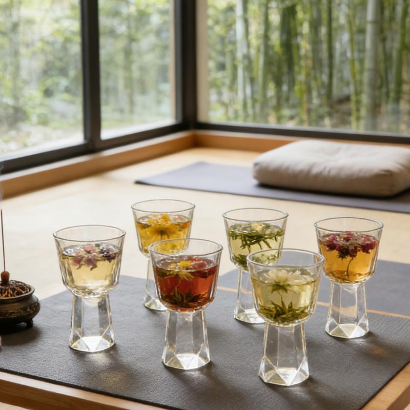 15ml/20ml Exquisite Juice Beverage Cup Luxury Thick Bottomed Cocktail Glass Party Transparent Whiskey Cup Brandy Liqueur Glass