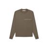 Essentials Fall/Winter 2022 Long Sleeve Tee Men Tops Woody-Brown FOG-FW22-478