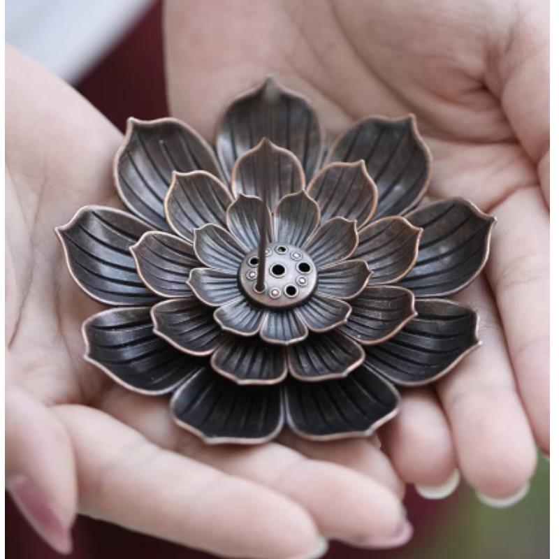 Курильница для благовоний Lotus Porous Thread, Древняя пластина для благовоний для курильницы Buddha, Курильница для сжигания благовоний в помещении