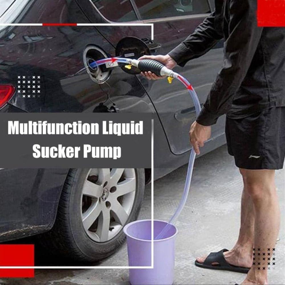 PVC Siphon Pump Thickened Fuel Transfer Pump Portable Liquid Siphon For Gasoline Motor