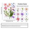 Autumn Childhood Floral Bookmark Kit: Transparent Leaf Specimen Laminating Film