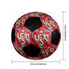 US Cremonese Indoor Soccer Ball Colorful Machine Stitched PVC Size 5 Team Training Competition Ready Durable High-Bounce Cool Sports Gift
