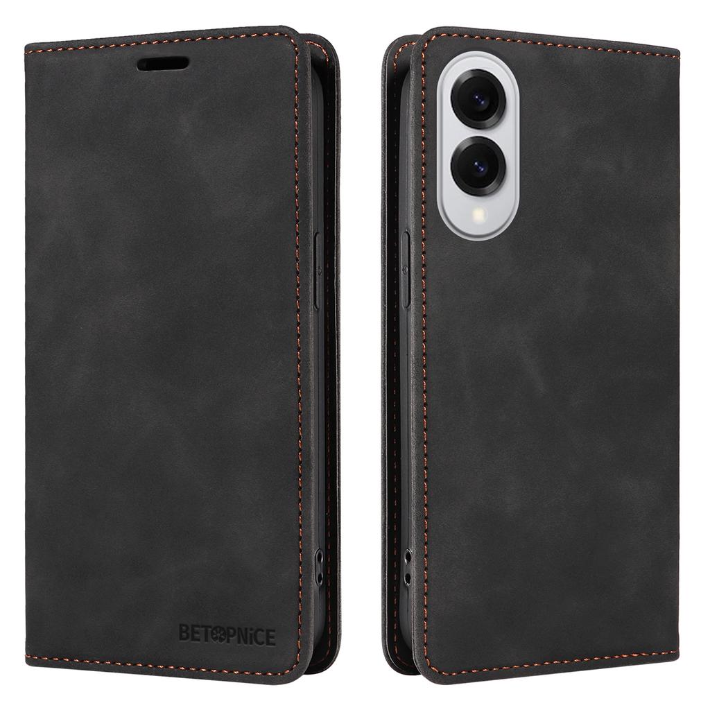 For Samsung Galaxy S25 Edge Case Wallet Leather Phone Cover with Stand