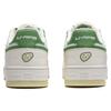 Li Ning Tian Ji Casual Versatile Thick Sole Height Increasing Non-Slip Wear-Resistant Low-Top Skate Shoes Women Sneaker White Green AGCU096-1