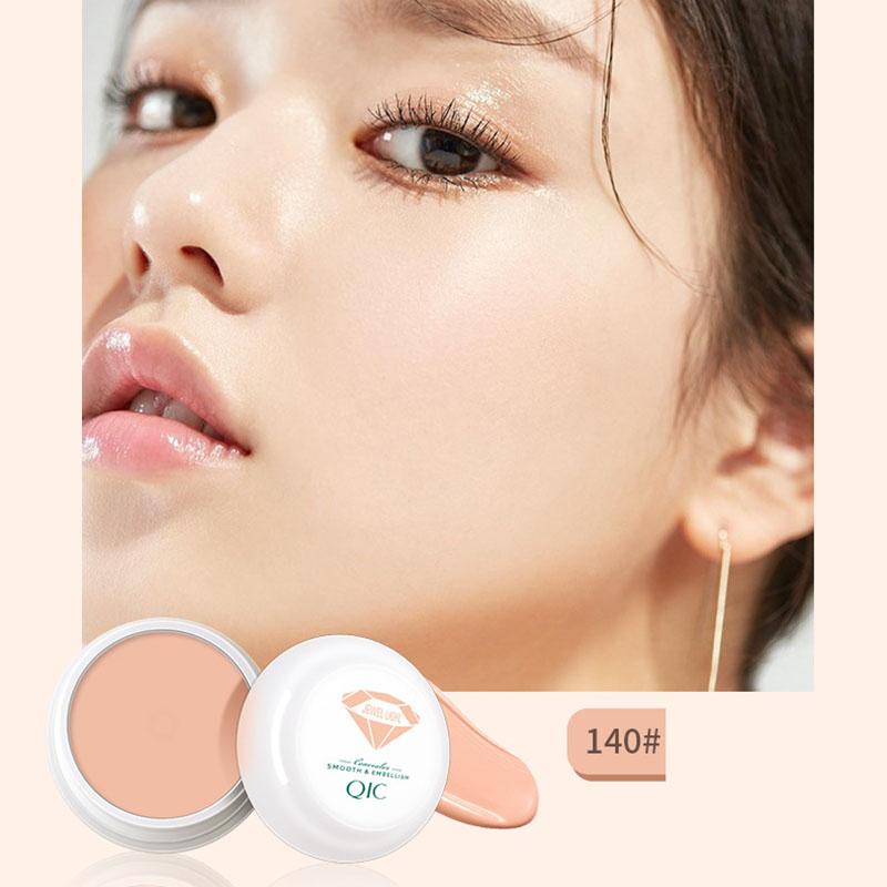 QIC Тональный и гладкий консилер для маскировки пятен от прыщей и темных кругов под макияж.