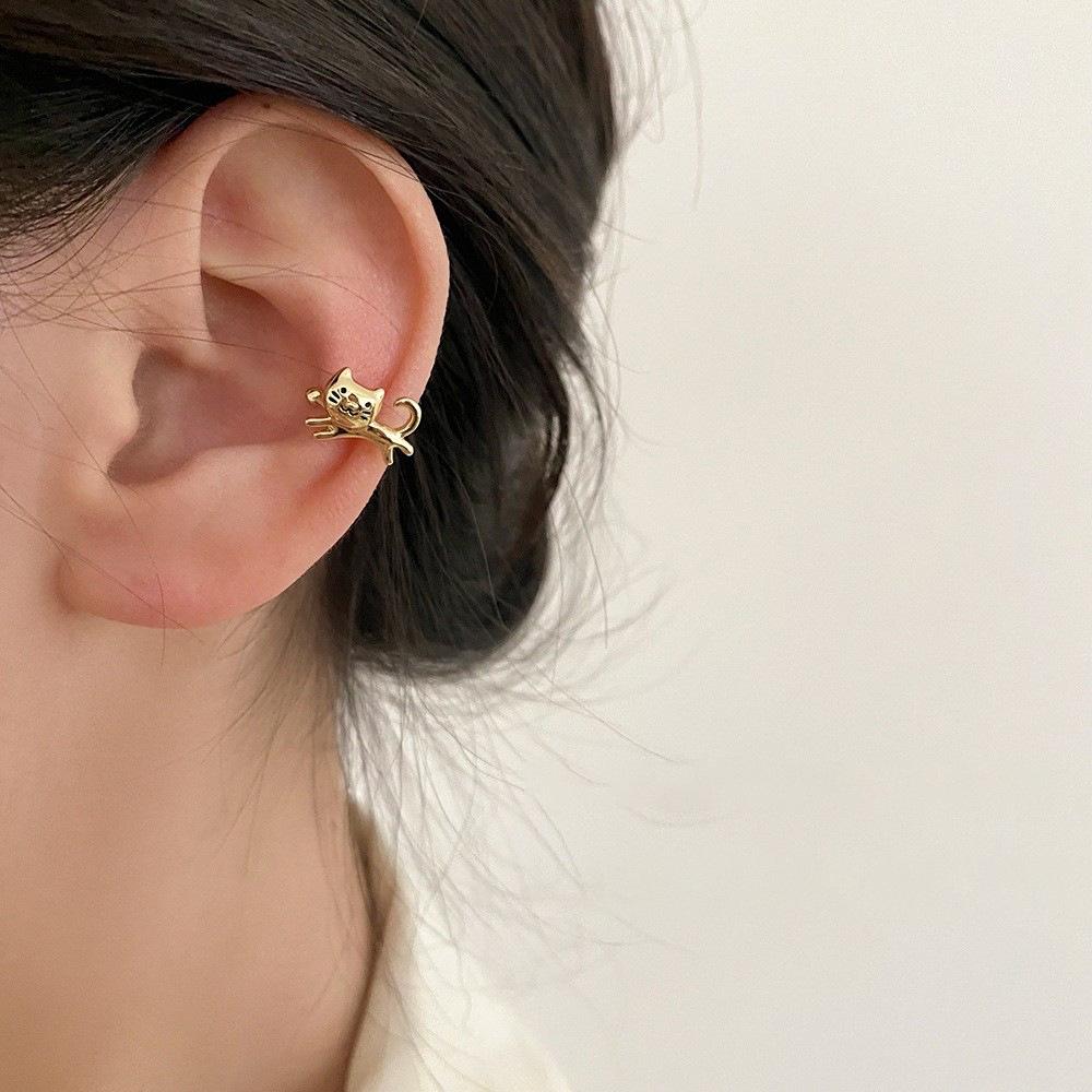 Trendy 2023 Cute Kitten Ear Cuff Earrings for Women - Versatile No-Piercing Design