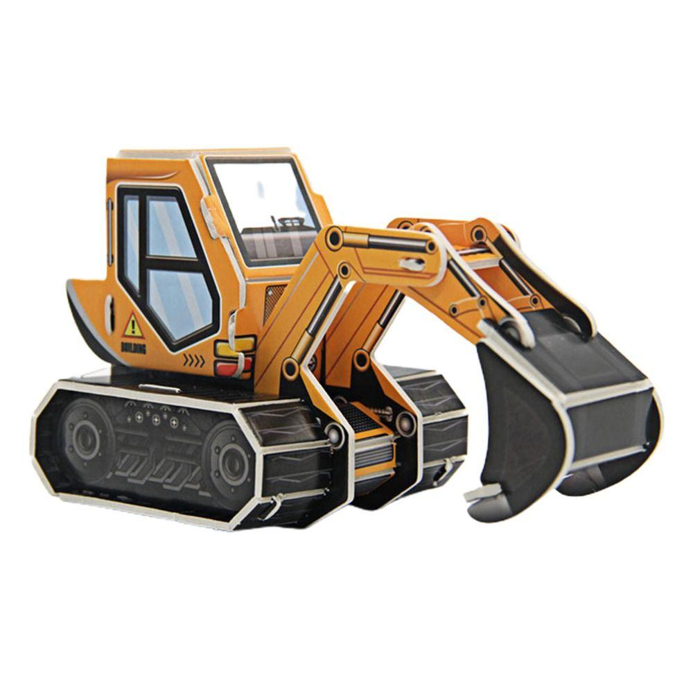 Бумажный мультяшный домик Бумажный игрушечный домик 3D-пазл Игрушечный автомобиль Подарки на день рождения