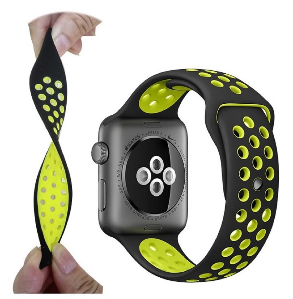 Спортивный сменный силиконовый ремешок-браслет на запястье, подходящий для I