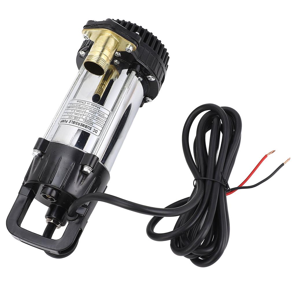 DC Submersible Pump 12V 180W 3meter³/h 8m Lift Brushless Copper Motor for Ranch Farm