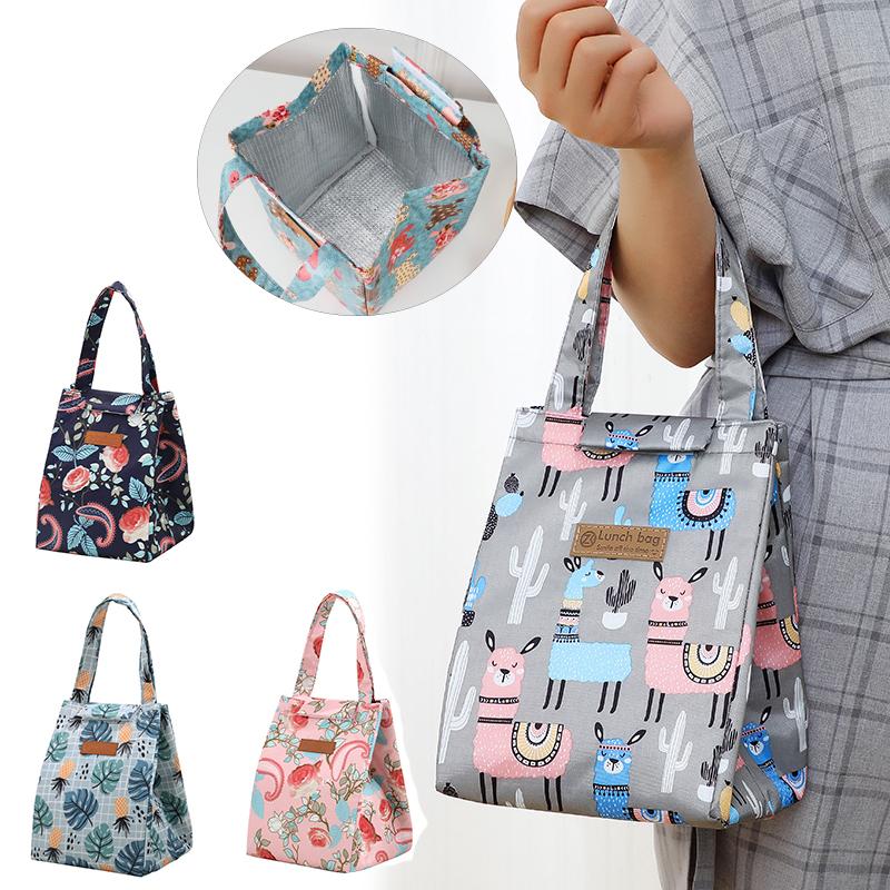 Insulated Thermal Lunch Bags For Men Women Breakfast Lunch Box Organizer Waterproof Camping Food Drink Cooler Bag Picnic Travel