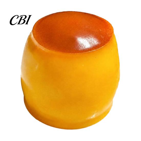 Pudding Squeeze Toy 1/2Pcs Stress Relief Crunchy Toy, Fake Caramel Adults Ball Simulated Dessert Sensory Fidget Gift for Kids
