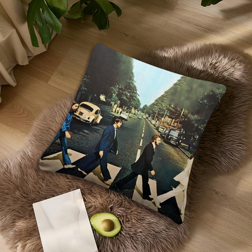 Чехол для подушки Band The B-Beattles, декоративная подушка для гостиной, квадратная подставка для спинки дивана, наволочка для отдыха и сна
