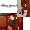 Противозащемляющие детские замки для шкафов, защелки, прозрачный замок для двери холодильника, замок для раздвижной двери, дом