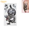 Одноразовая съемная татуировка-наклейка «Дракон»