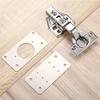 Hinge Door Maintenance Furniture Hardware Cabinet Mounting Plate Set Window Hinge Fixing Plate